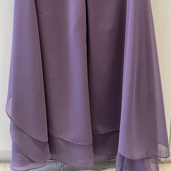 Bill Levkoff Bridesmaid's Dress Light Purple - Picture 4 of 5
